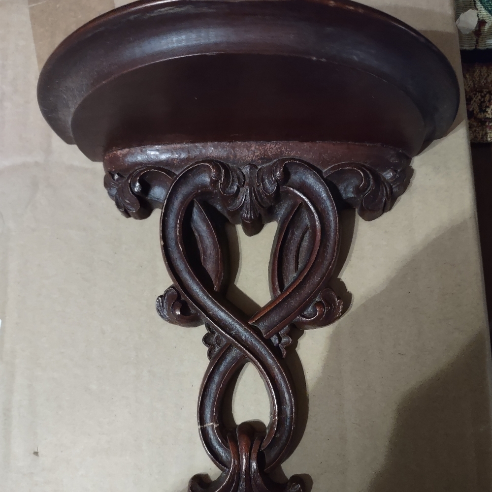Vintage Syroco Wood Shelves